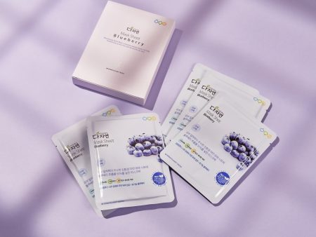 All Natural Mask Sheet Blueberry (5pcs) For Discount