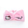 The Creme Shop Hello Kitty Pink White Plush Spa Headband Online Sale