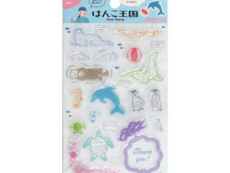 World Craft Hanko Okoku Kingdom Aquarium Clear Stamps Sale