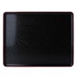 Taiju Wood Grain Black Bottom Vermilion Side Taiju Wood Grain Black Bottom Vermilion Side Tray Fashion