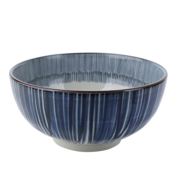 Kozome Hosotokusa Thin Ten Grass Porcelain Bowl d.17.3cm Cheap