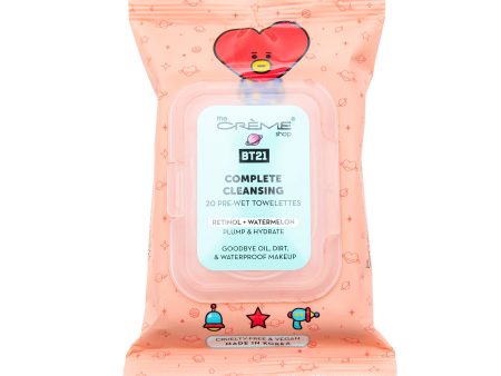 The Creme Shop BT21 Complete Cleansing Towelettes (Retinol + Watermelon) Online now