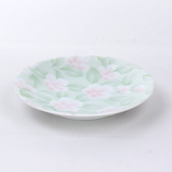 Floral Pattern Porcelain Plate (2.5cm d.13.5cm) Online Sale