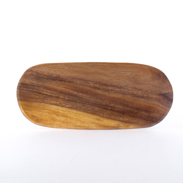 Acacia Wood Oval Long Plate (L) Supply