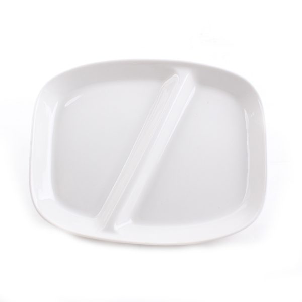 2-Section Ceramic Plate Online Sale