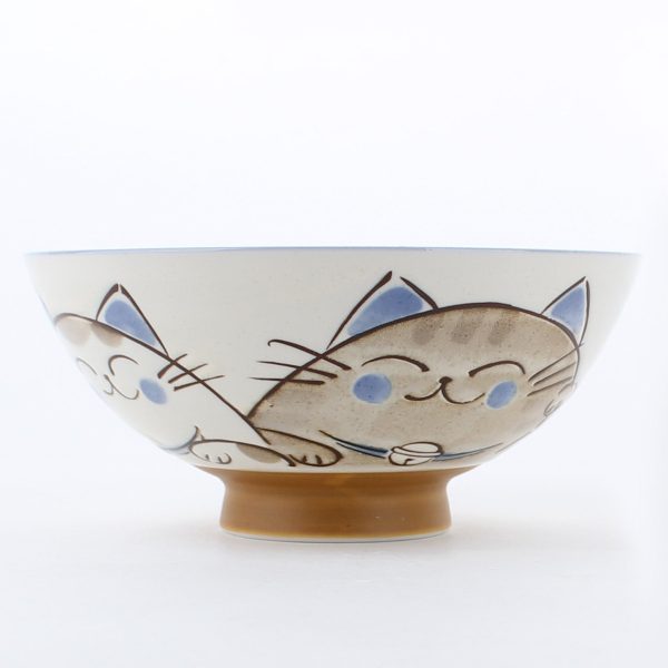 Kohiki Calico Cat Porcelain Bowl d.14cm For Sale