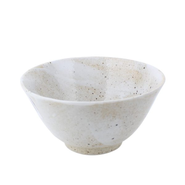 Yukiji Snow Road Ceramic Rice Bowl L d.13.3cm on Sale