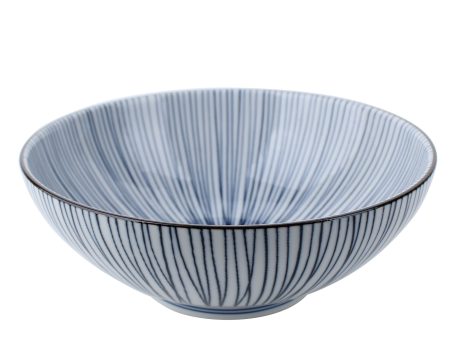 Hosotokusa Thin Ten Grass Porcelain Noodle Bowl d.21.4cm Fashion