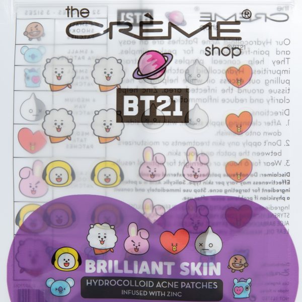 The Creme Shop BT21 Brilliant Skin Hydrocolloid Acne Patches For Discount