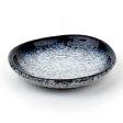 Plate (Stoneware Blue White Black 1.5cm d.8cm) For Discount