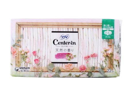 Unicharm Sofy Center-in Natural Floral Scent Sanitary Pads For Day (21.5cm) Online Hot Sale