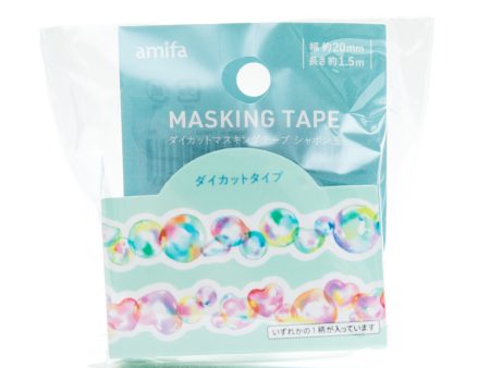 Amifa Die-Cut Soap Bubbles Masking Tape For Sale