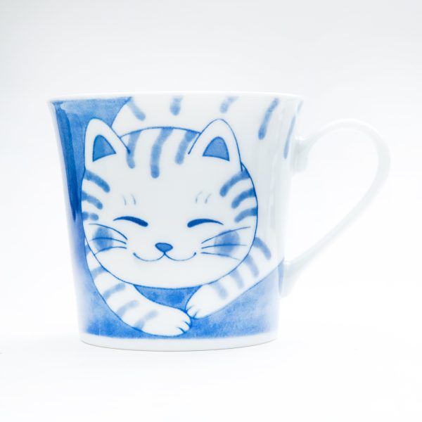 Japanese Porcelain Cat House Mug Sale