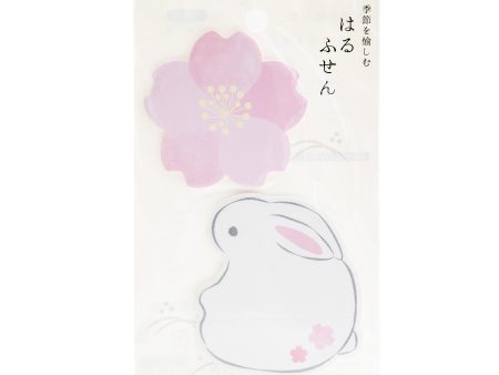 Active Coporation Spring Fusen Sakura & Rabbit Sticky Notes Online Hot Sale