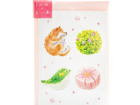 Active Coporation Shiba Dog & Delicious Spring Greeting Card Online Hot Sale