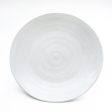 Japanese Porcelain Lightweight Grey Plate For Sale