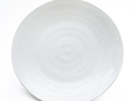 Japanese Porcelain Lightweight Grey Plate For Sale