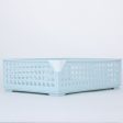 Light Blue Wide Storage Basket Fashion