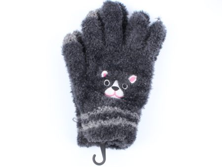 Shaggy Touchscreen Women One Size French Bulldog Embroidered 21cm Gloves Online now