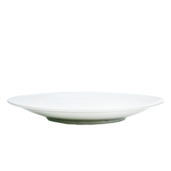 Japanese Porcelain Lightweight Grey Plate For Sale