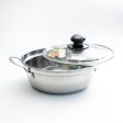 Shikisai Stainless Steel Pot with Lid & Handles Online