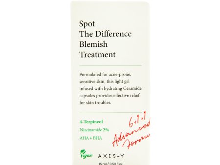 Axis-Y Spot the Difference Blemish Treatment 15ml Sale