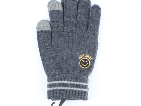 Knit Touchscreen Women One Size Smiley Face 1 pair Gloves Supply