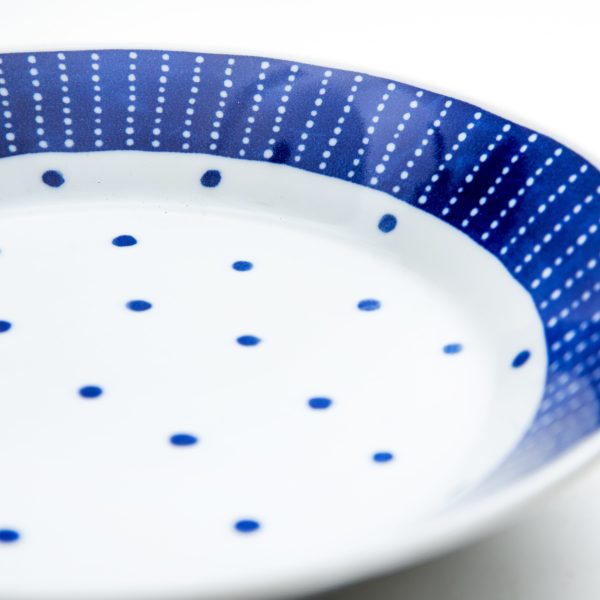 Japanese Porcelain Blue Sky Deep Plate Online Sale