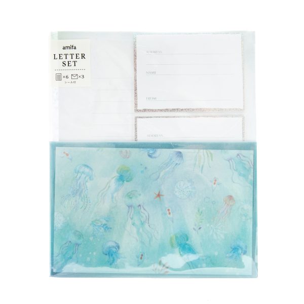 Amifa Sea World Letter Writing Set with Stickers For Sale