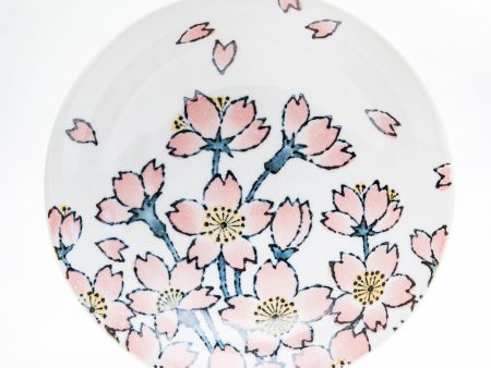 Japanese Cherry Blossom Hand Drawn Postcards Bowl Online Sale