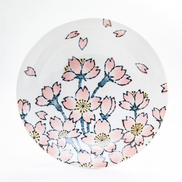 Japanese Cherry Blossom Hand Drawn Postcards Bowl Online Sale