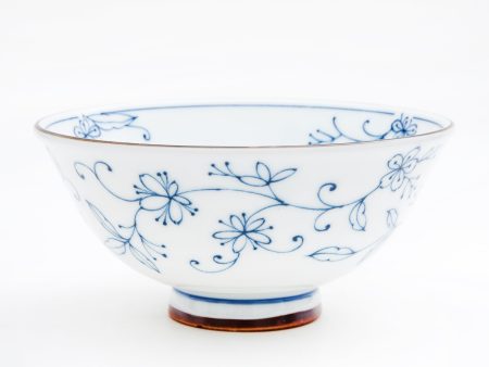 Line Arabesque Floral Pattern Porcelain Bowl Online Hot Sale