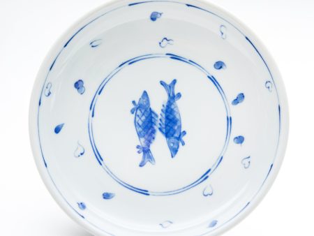 Japanese Ceramic Porcelain Two Fish Plate Online