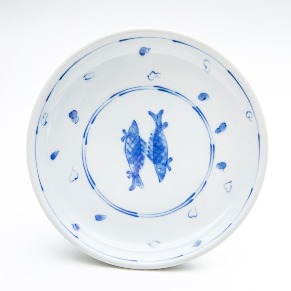 Japanese Ceramic Porcelain Two Fish Plate Online