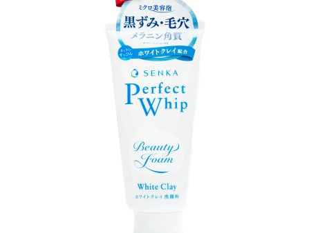 Senka Perfect Whip Beauty Foam White Clay Face Wash For Sale