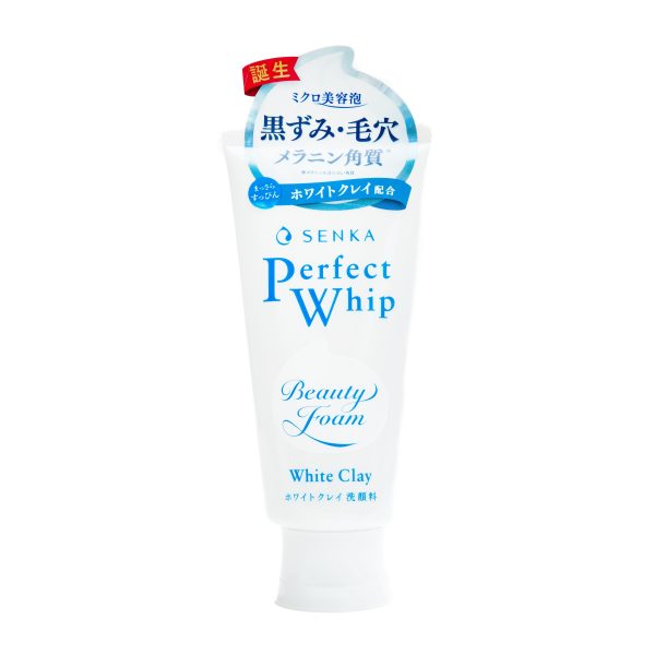 Senka Perfect Whip Beauty Foam White Clay Face Wash For Sale